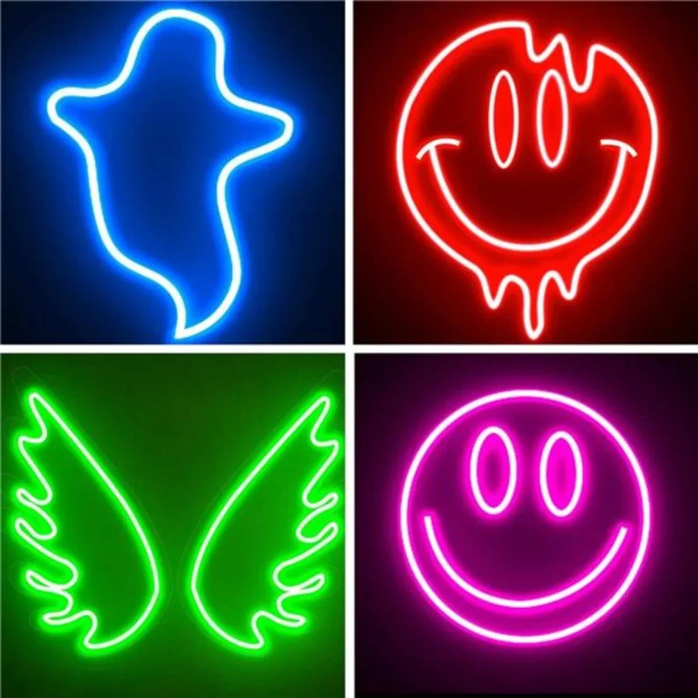 16.4ft LED neon Lights with Remote APP Control IP65 Waterproof Flexible